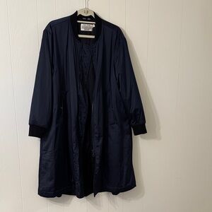 Tory Sport Dark Blue Trench Coat